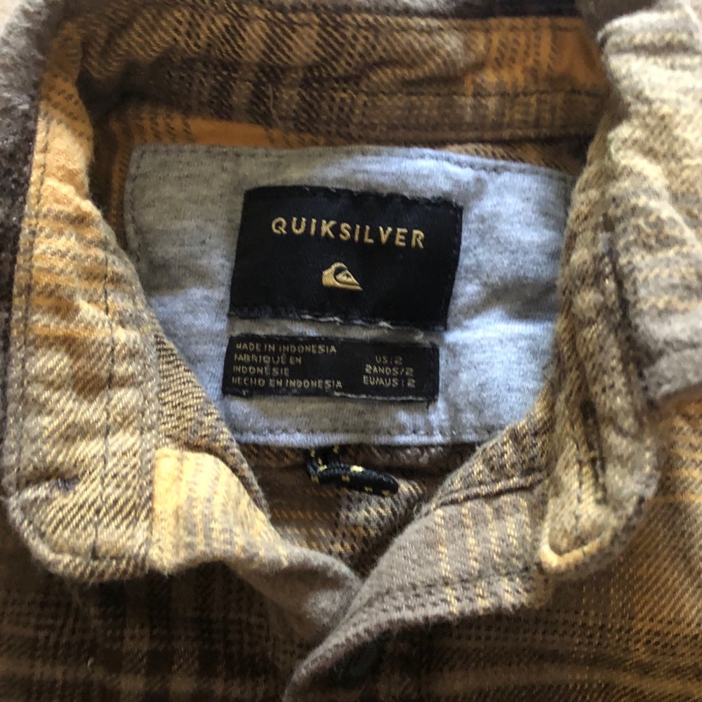 Quicksilver Flannel For Toddler Boys 2T - Picture 2 of 3